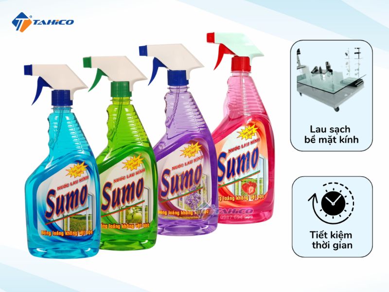 Đặc điểm nước lau kính Sumo 800ml