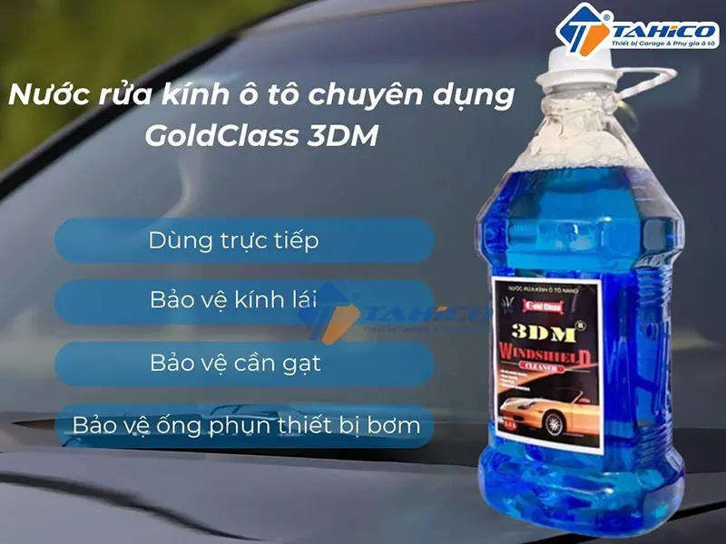 Nước rửa kính ô tô chuyên dụng GoldClass 3DM