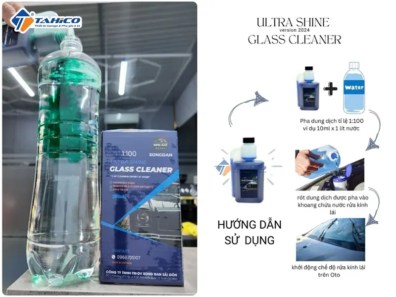Nước rửa kính Songdan Ultra Shine Glass Cleaner