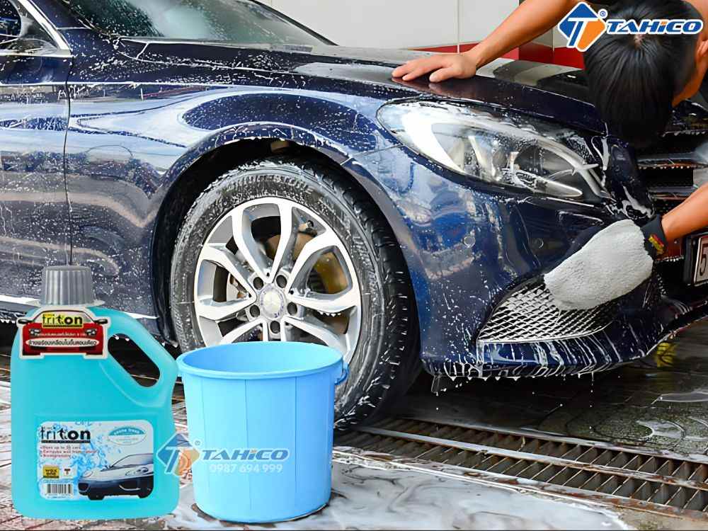 Nước rửa xe sáng bóng Waxone Shampoo 1 lít