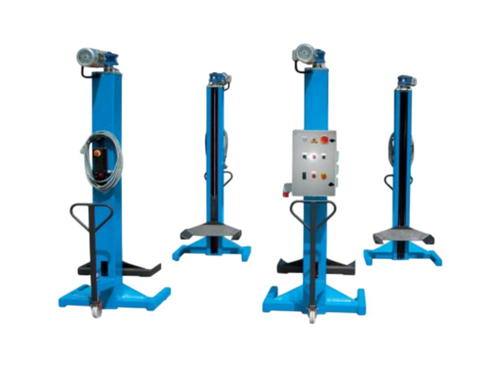 Cầu nâng 4 trụ di động OMA LTW55 4C+4 Italy 5.5 tấn/trụ