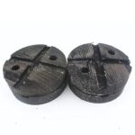 Ốp cao su tay cầu 2 trụ loại bố vải 2 lỗ