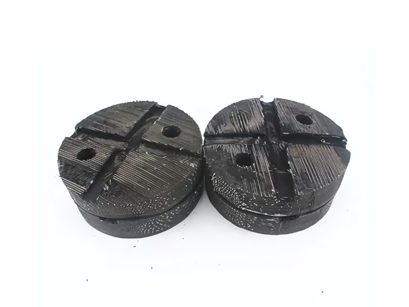 Ốp cao su tay cầu 2 trụ loại bố vải 2 lỗ