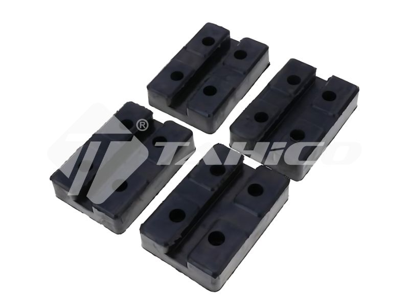 Ốp cao su tay cầu 2 trụ loại bố vải 4 lỗ