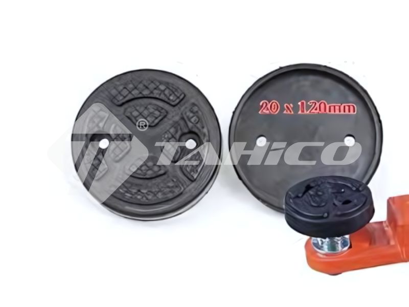Ốp cao su tay cầu 2 trụ loại thường 2 lỗ