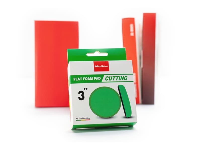 Phớt mút đánh bóng xe ô tô 3 inch xanh lá 2031085G Maxshine