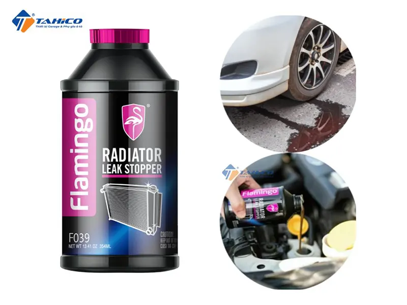 Phụ gia chống rỉ két nước Flamingo Radiator Leak Stopper F039 354ml