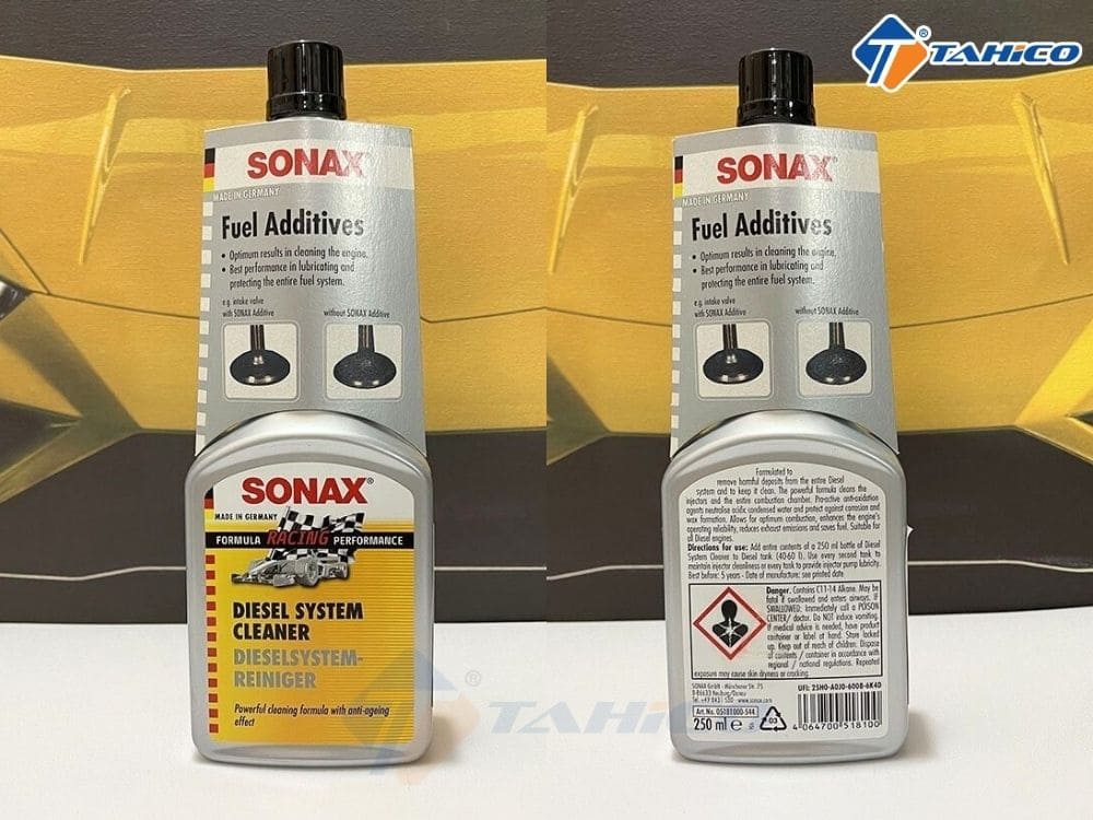 Súc béc xăng/dầu Sonax System Cleaner 250ml