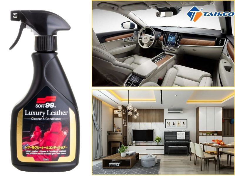 Phục hồi dưỡng ghế da ô tô Soft99 Luxury Leather 500ml