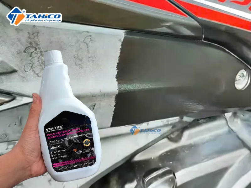 Dung dịch phục hồi nhựa nhám, bóng vỏ Ventek ShineX 450ml