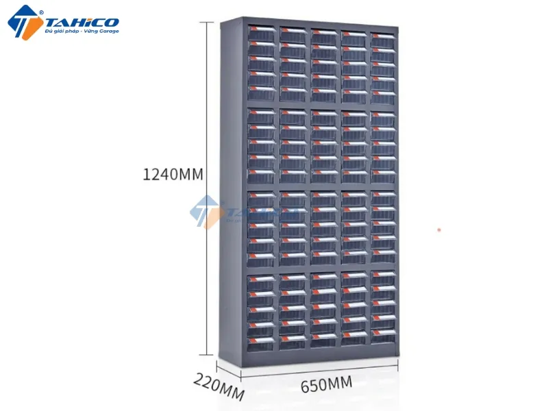 Tủ đựng linh kiện Ally QT-LK100, QT-LK100S 100 ngăn