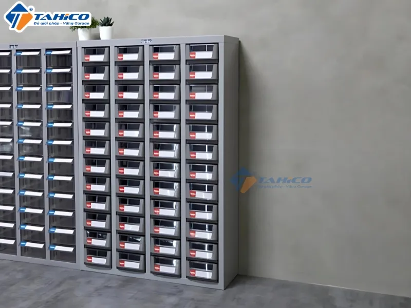 Tủ đựng linh kiện Ally QT-LK48 Series | 48 ngăn 2 cánh