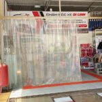 Rèm nhựa pvc kéo xếp