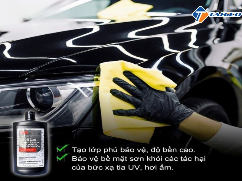 Sáp đánh bóng xe ô tô 3M Liquid Wax 473ml