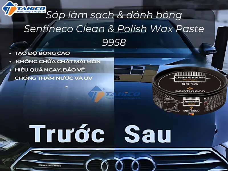 Sáp làm sạch, đánh bóng Senfineco Clean and Polish Wax