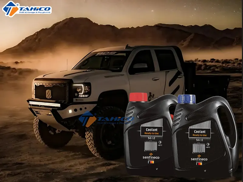Dung dịch làm mát Senfineco Coolant Ready to Use 5 lít | Màu xanh, màu đỏ
