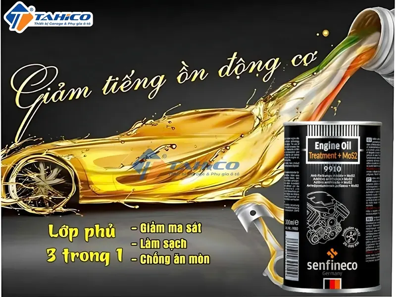 Đặc điểm Senfineco Engine Oil Treatment + MoS2