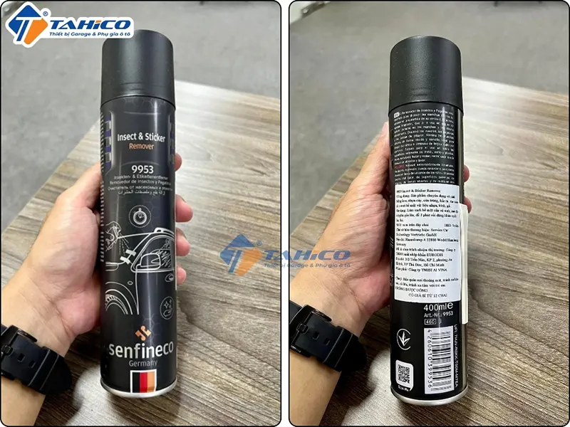 Loại bỏ vết côn trùng nhãn dính Senfineco Insect and Sticker Remover 9953 | Hương Cam