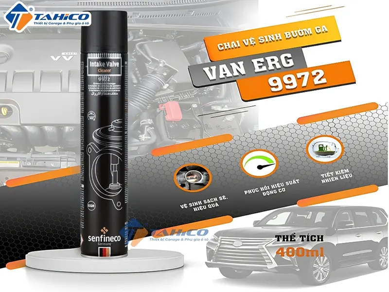 Vệ sinh cảm biến & van nạp Senfineco Intake Valve Cleaner 9972 400ml