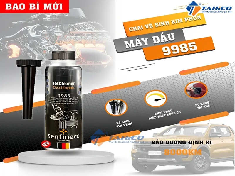 Súc rửa kim phun Senfineco JetCleaner Diesel Engines 9985 300ml