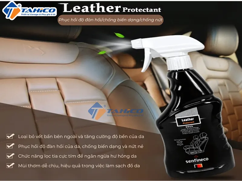 Làm sạch và bảo vệ da Senfineco Leather Protectant