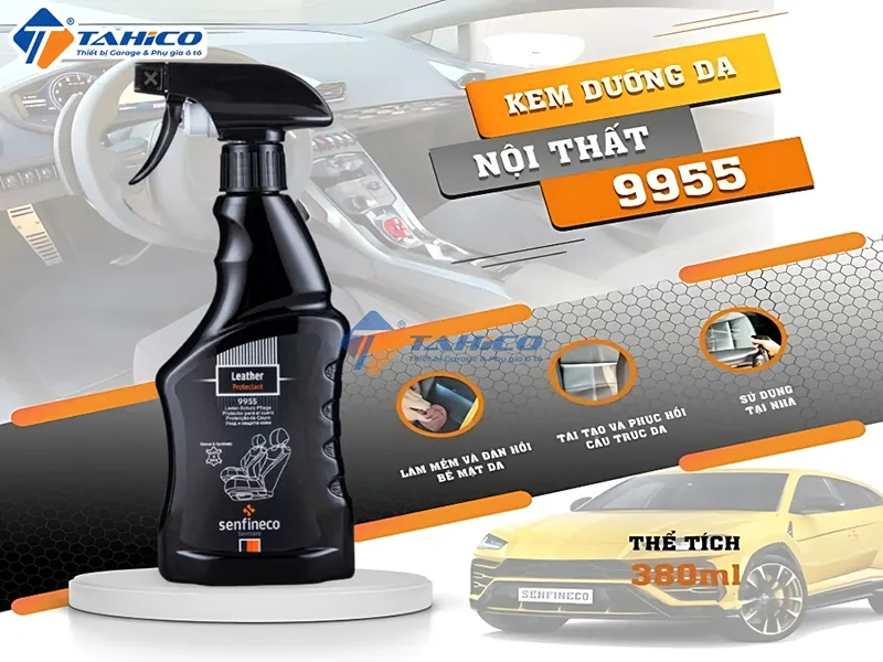 Dung dịch làm sạch và bảo vệ da Senfineco Leather Protectant 9955 380ml
