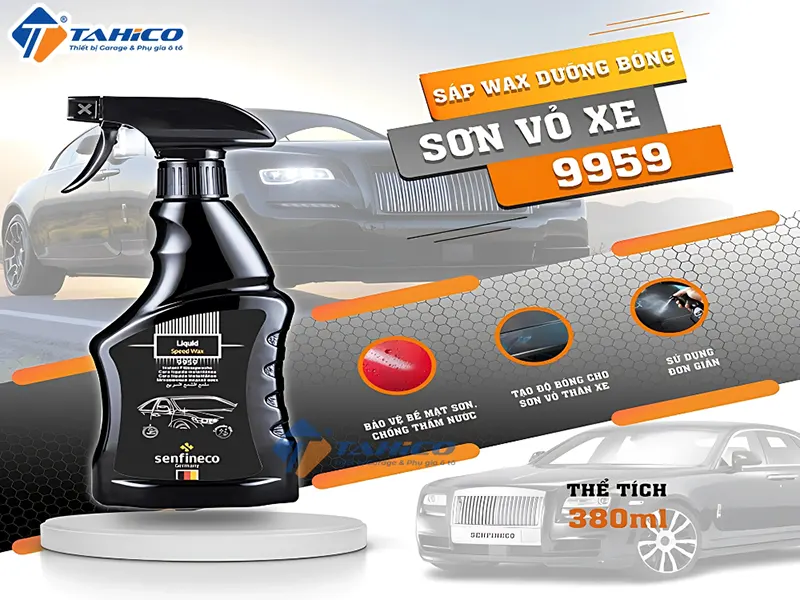 Sáp tạo bóng nhanh Senfineco Liquid Speed Wax 9959 380ml