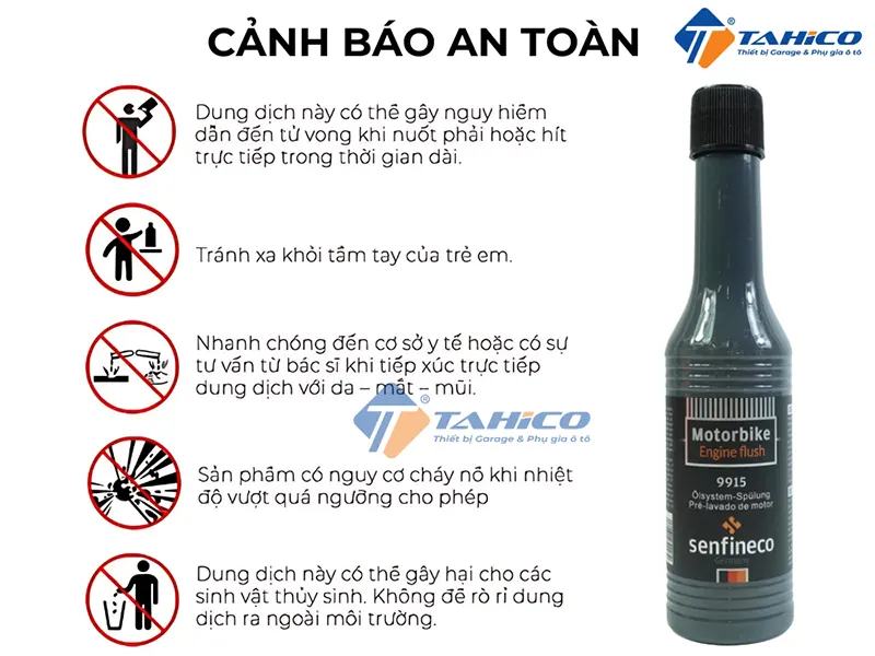 Súc Rửa động Cơ Xe Máy Senfineco Motorbike Engine Oil Flush 9915 250ml