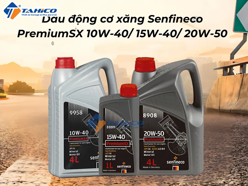 Dầu động Cơ Xăng Senfineco Premiumsx 10w 40/ 15w 40/ 20w 50 | 1 Lít Và 4 Lít