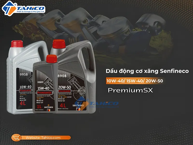 Dầu động Cơ Xăng Senfineco Premiumsx 10w 40/ 15w 40/ 20w 50 | 1 Lít Và 4 Lít