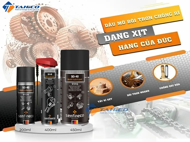 Bôi trơn chống rỉ đa năng Senfineco SO40 MultiLubricant