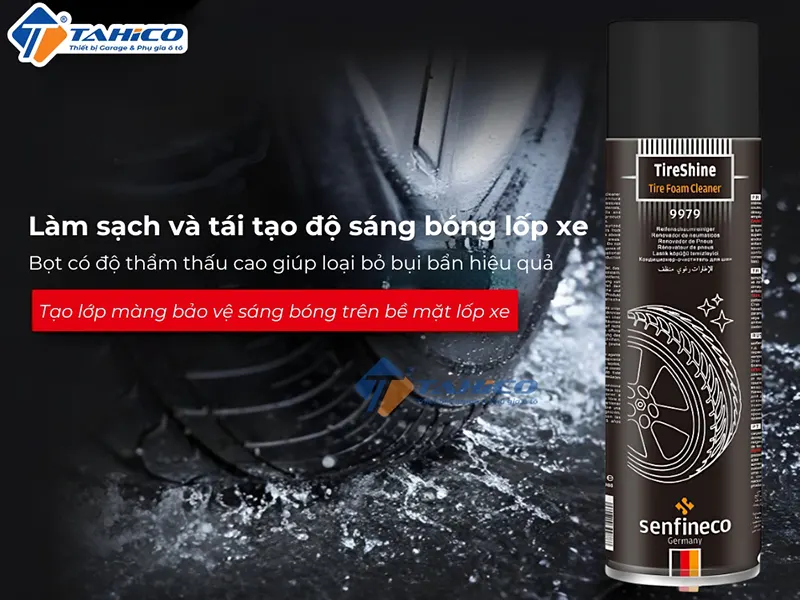 Tẩy lốp Senfineco Tire Shine Tire Foam Cleaner 9979