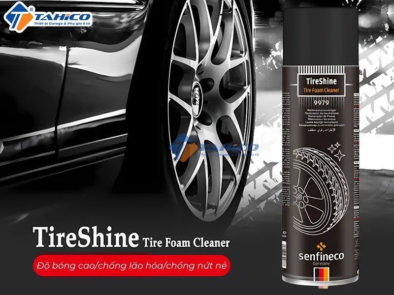 Tẩy lốp Senfineco Tire Schine Tire Foam Cleaner 9979 650ml