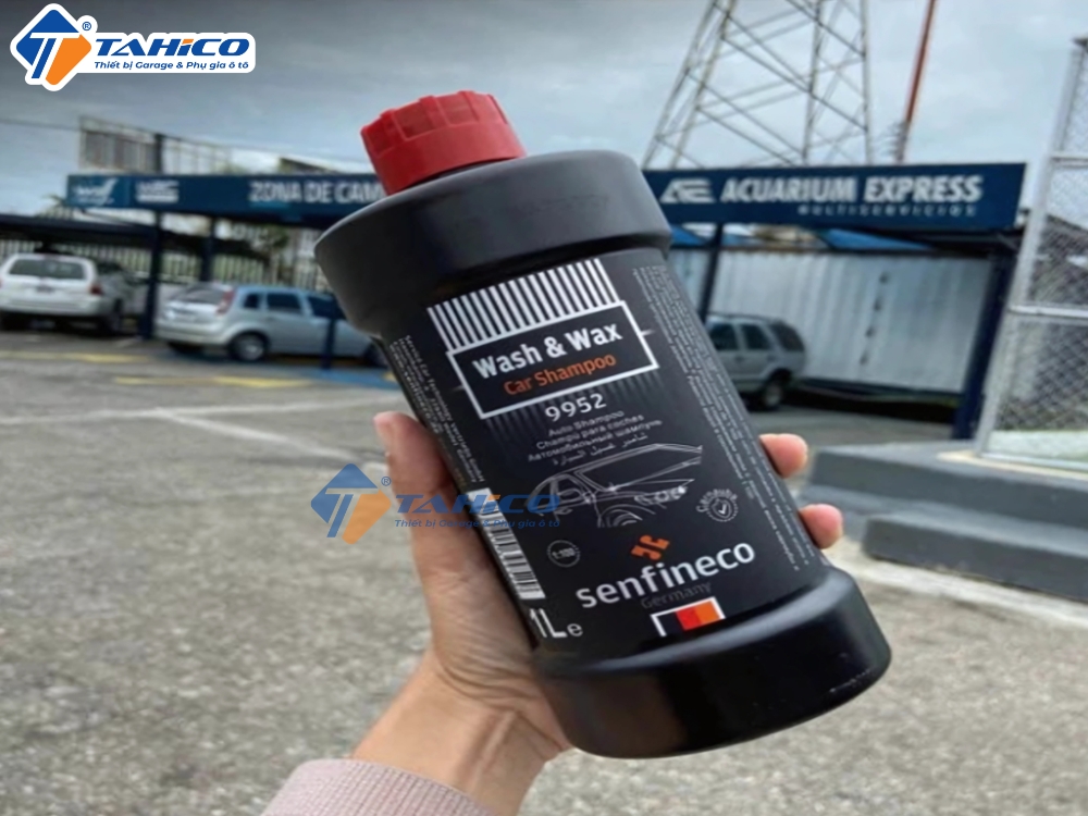 Nước rửa xe phủ wax Senfineco Wash and Wax Shampoo 9952
