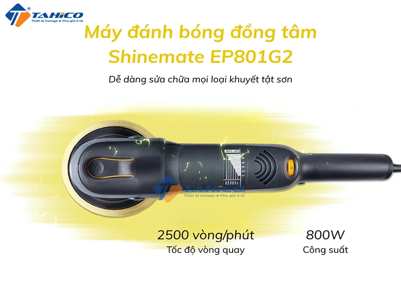 Máy đánh bóng đồng tâm Shinemate EP801G2