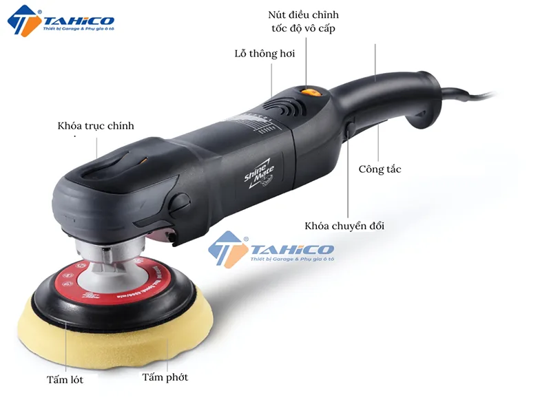 Máy đánh bóng đồng tâm Shinemate EP801G2