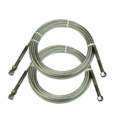 Hình ảnh sản phẩm Sợi cáp cầu nâng ô tô 2 trụ giằng trên và giằng dưới