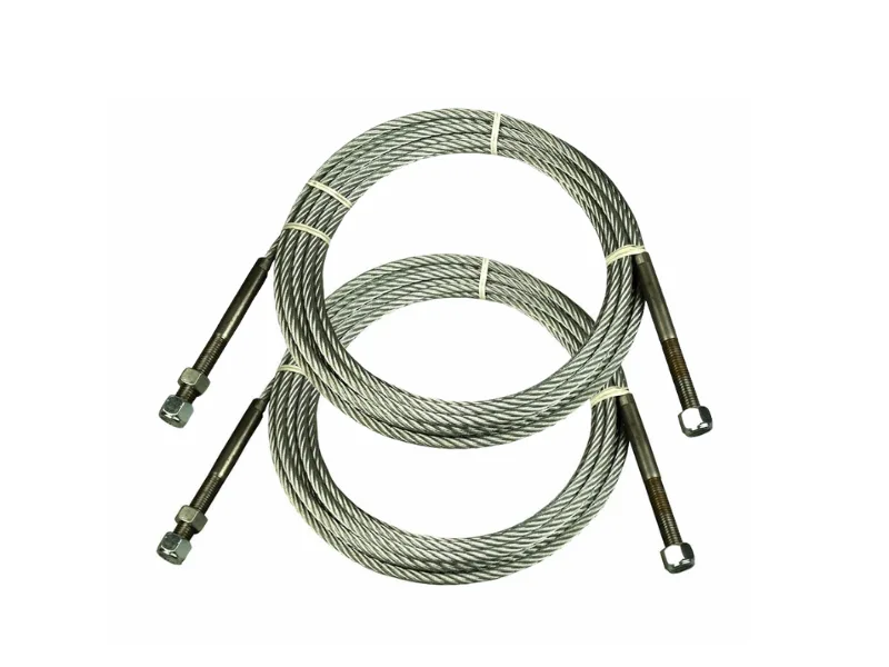 Hình ảnh sản phẩm Sợi cáp cầu nâng ô tô 2 trụ giằng trên và giằng dưới