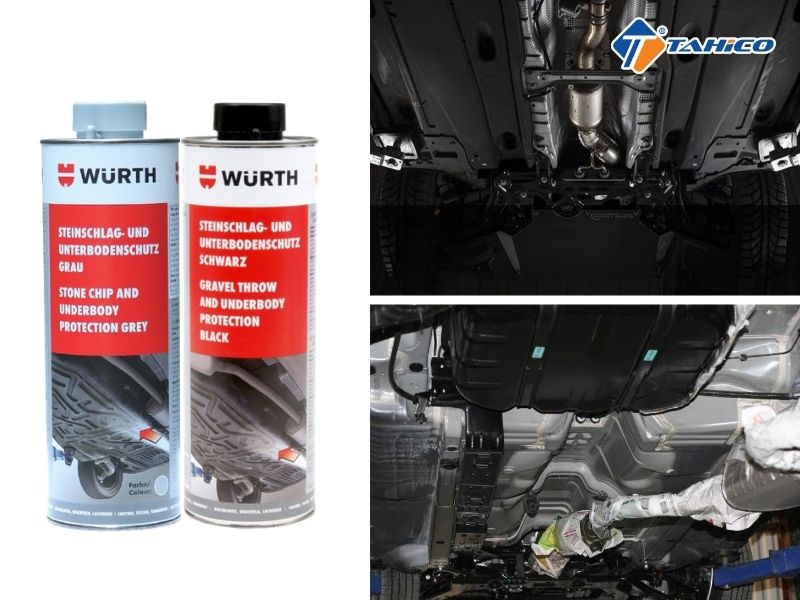 Sơn phủ gầm Wurth Gravel Throw and Underbody Protection 1L