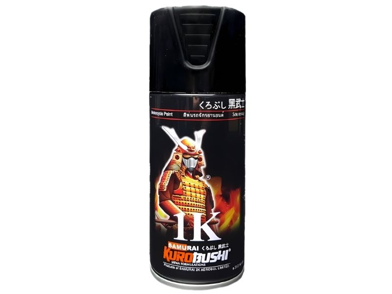 Sơn xịt phủ keo bóng trong suốt Samurai K1K