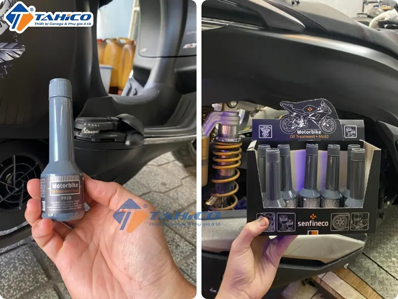 Phụ Gia Nhớt Xe Máy Mos2 Senfineco Molibden Mos2 9928 60ml