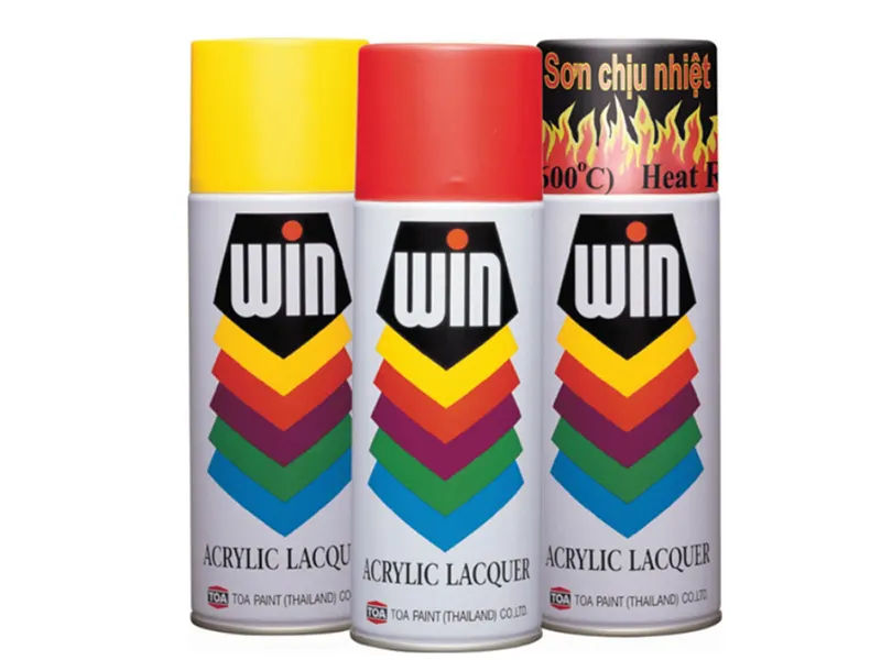 Sơn xịt WIN đầy đủ màu