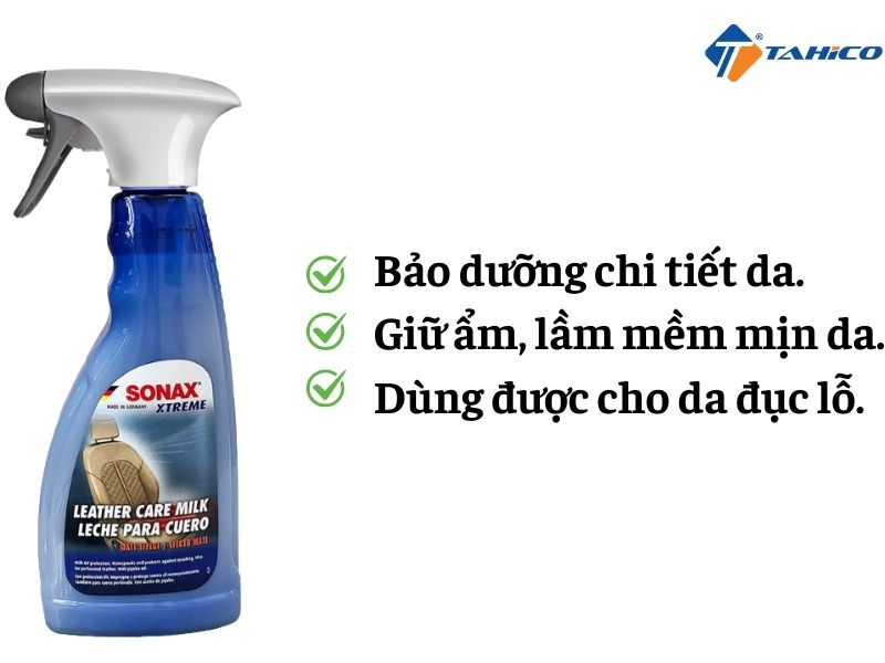 Sữa bảo dưỡng ghế da ô tô Sonax Leather Care Milk 500ml