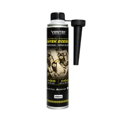 Phụ gia Súc béc dầu – Vệ sinh kim phun ô tô Ventek DieselX 300ml