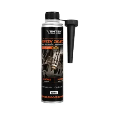 Phụ gia súc béc xăng & Vệ sinh kim phun ô tô Ventek InjectX 300ml