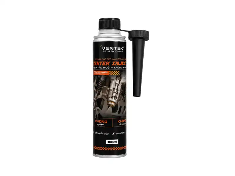 Phụ gia súc béc xăng & Vệ sinh kim phun ô tô Ventek InjectX 300ml