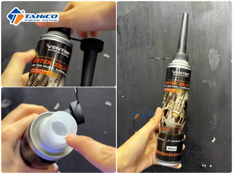 Phụ gia súc béc xăng & Vệ sinh kim phun ô tô Ventek InjectX 300ml