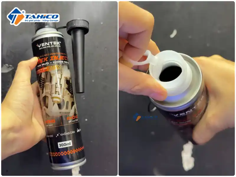 Phụ gia súc béc xăng & Vệ sinh kim phun ô tô Ventek InjectX 300ml