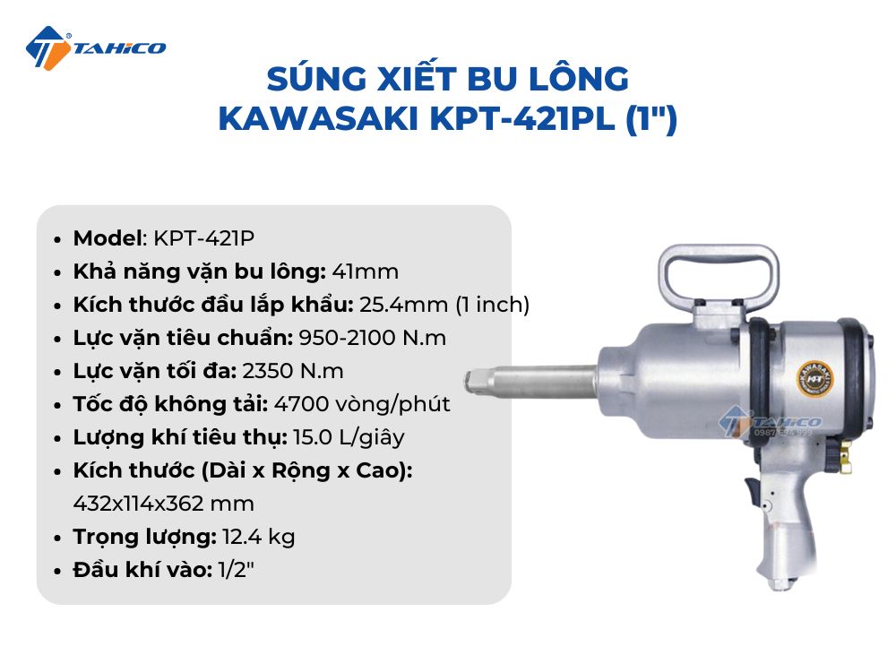 Súng vặn ốc Kawasaki KPT-421PL 1 inch