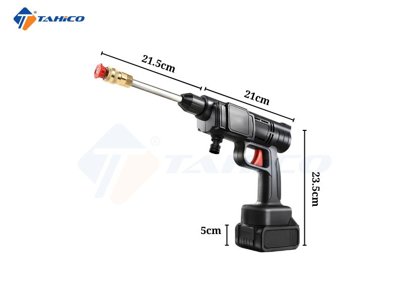 Súng phun nước rửa xe áp suất cao không dây